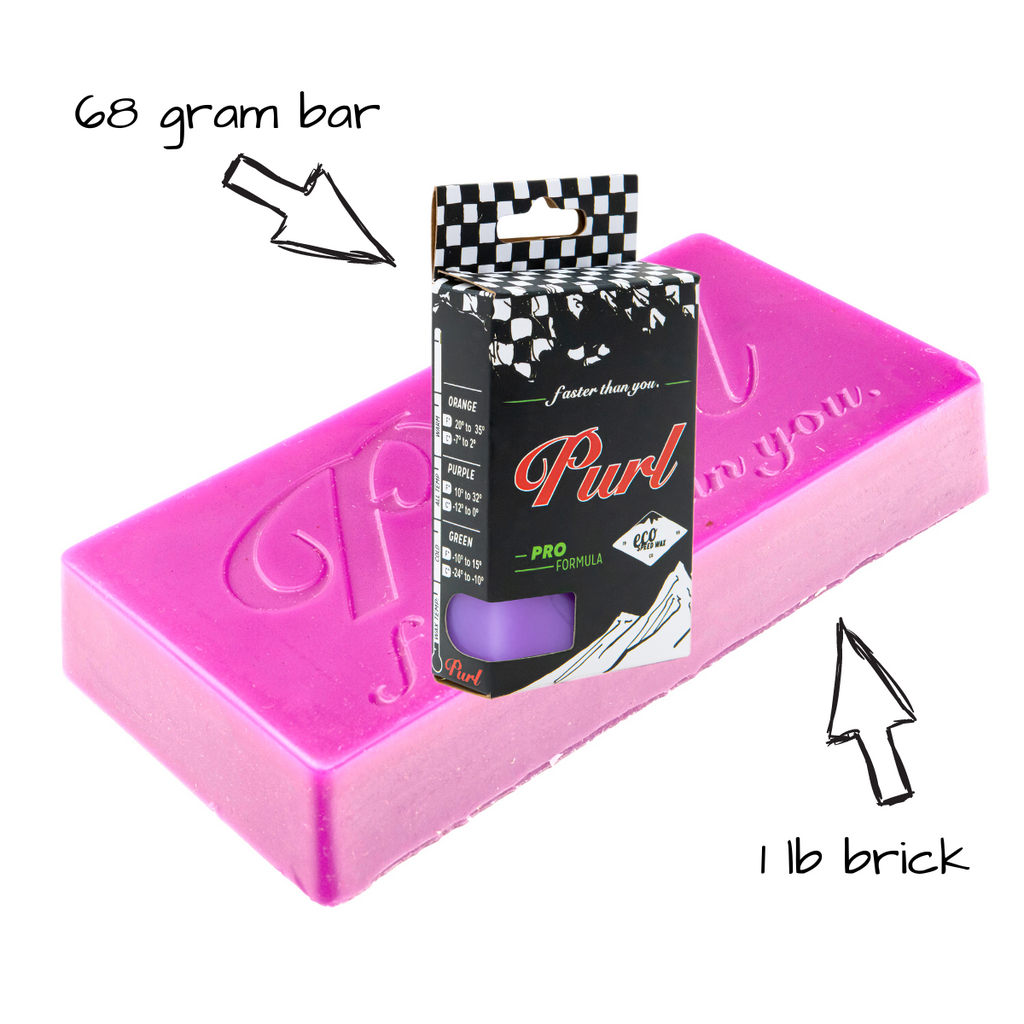 PRO Purple, Purl Ski and Snowboard Wax Purl Wax