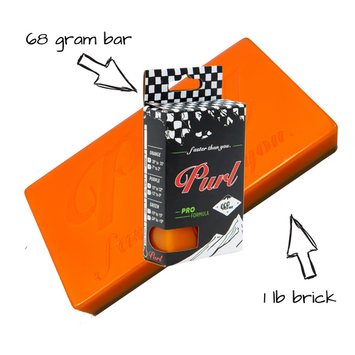 Purl Pro Race Wax- Orange/Warm